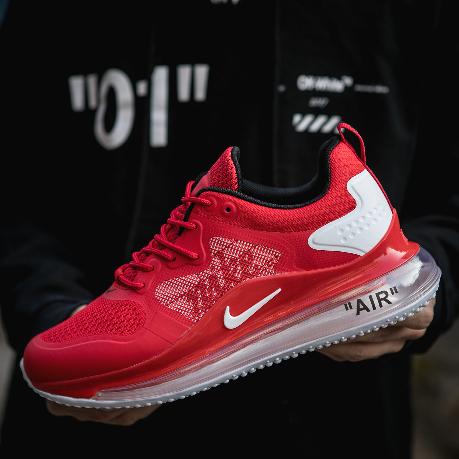 2020 Men Nike Air Max 720 Red White Shoes